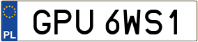 Truck License Plate